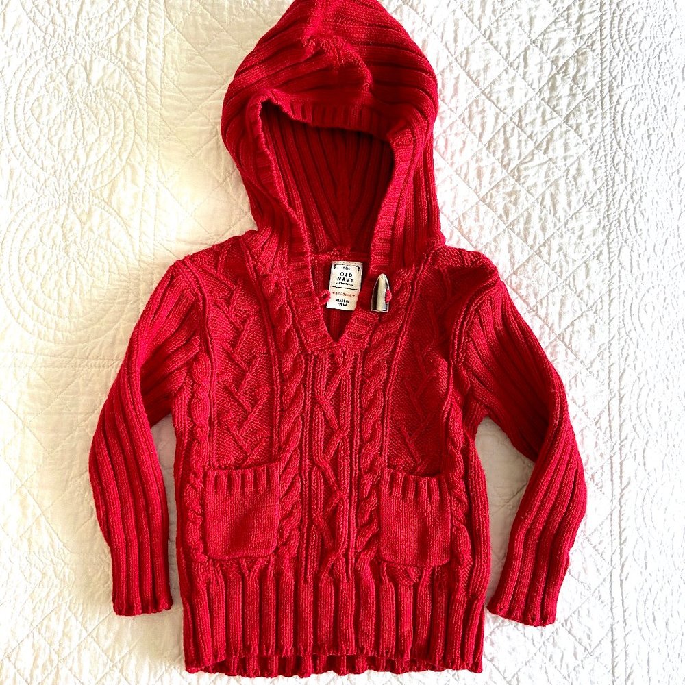 NWOT Old Navy Girls Sweater Red Size 12-18 Months